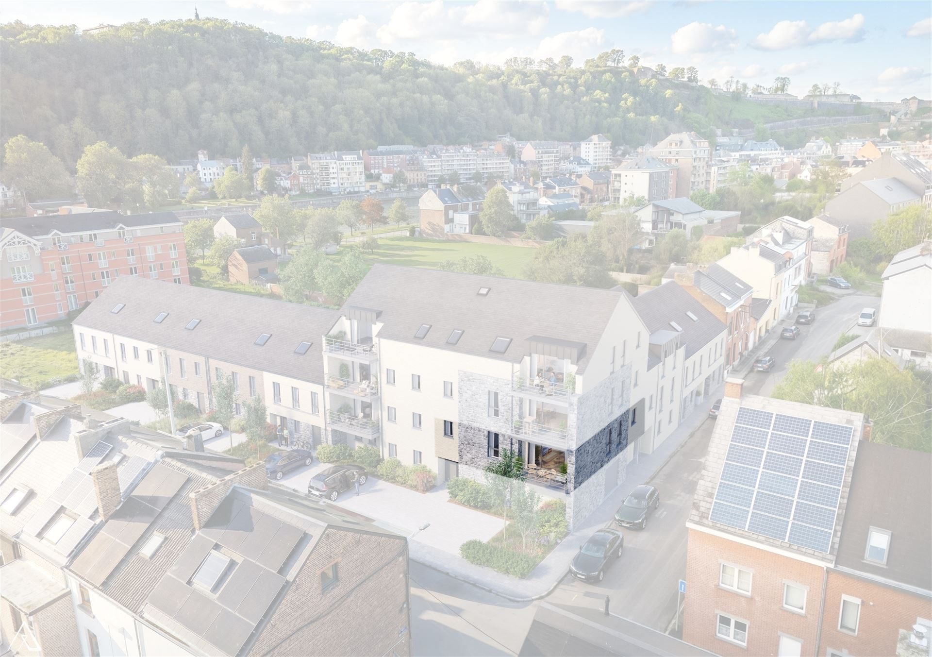 Situation de l’appartement A03 dans l’immeuble A de la Résidence Mosa
