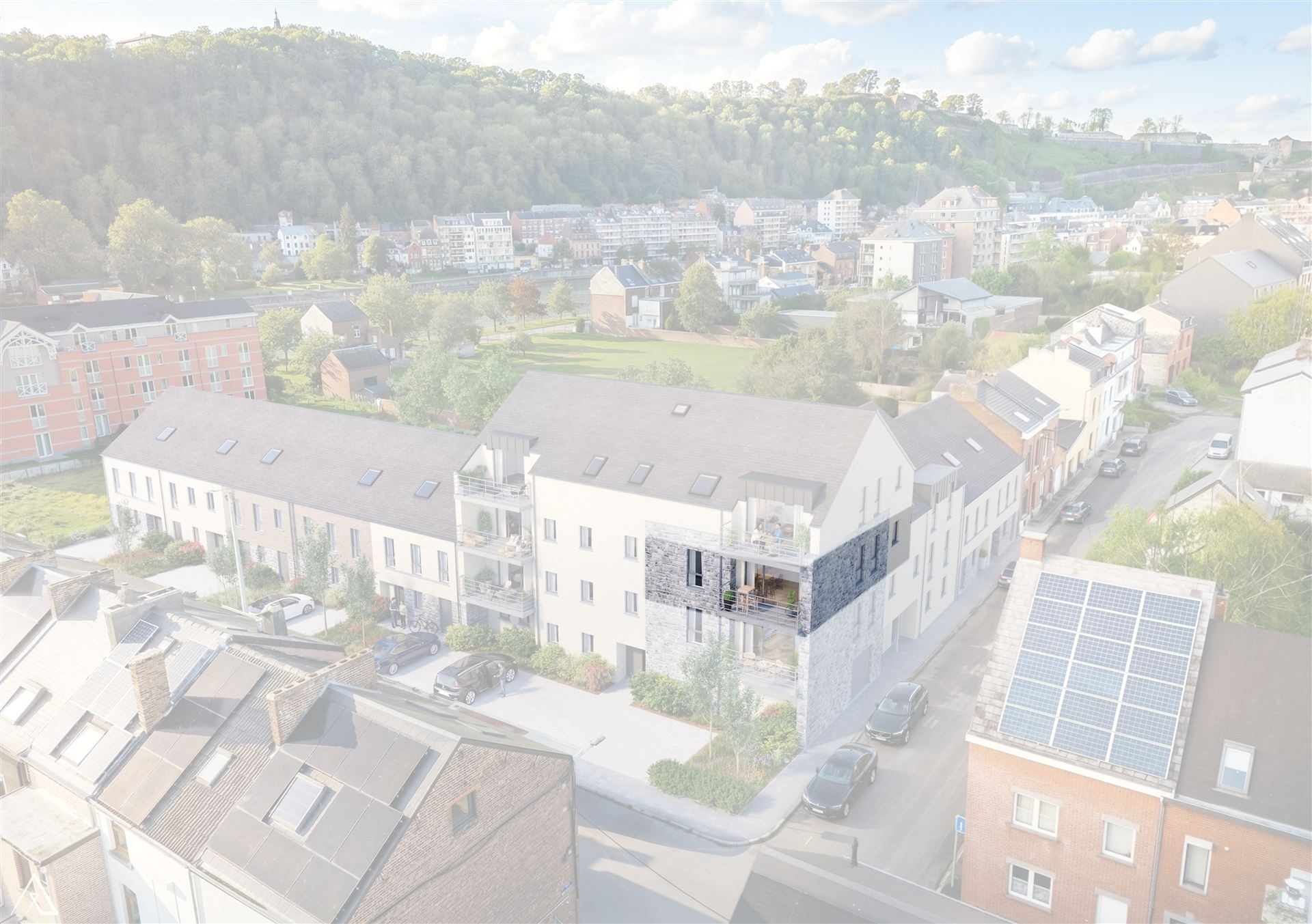 Situation de l’appartement A05 dans l’immeuble A de la Résidence Mosa