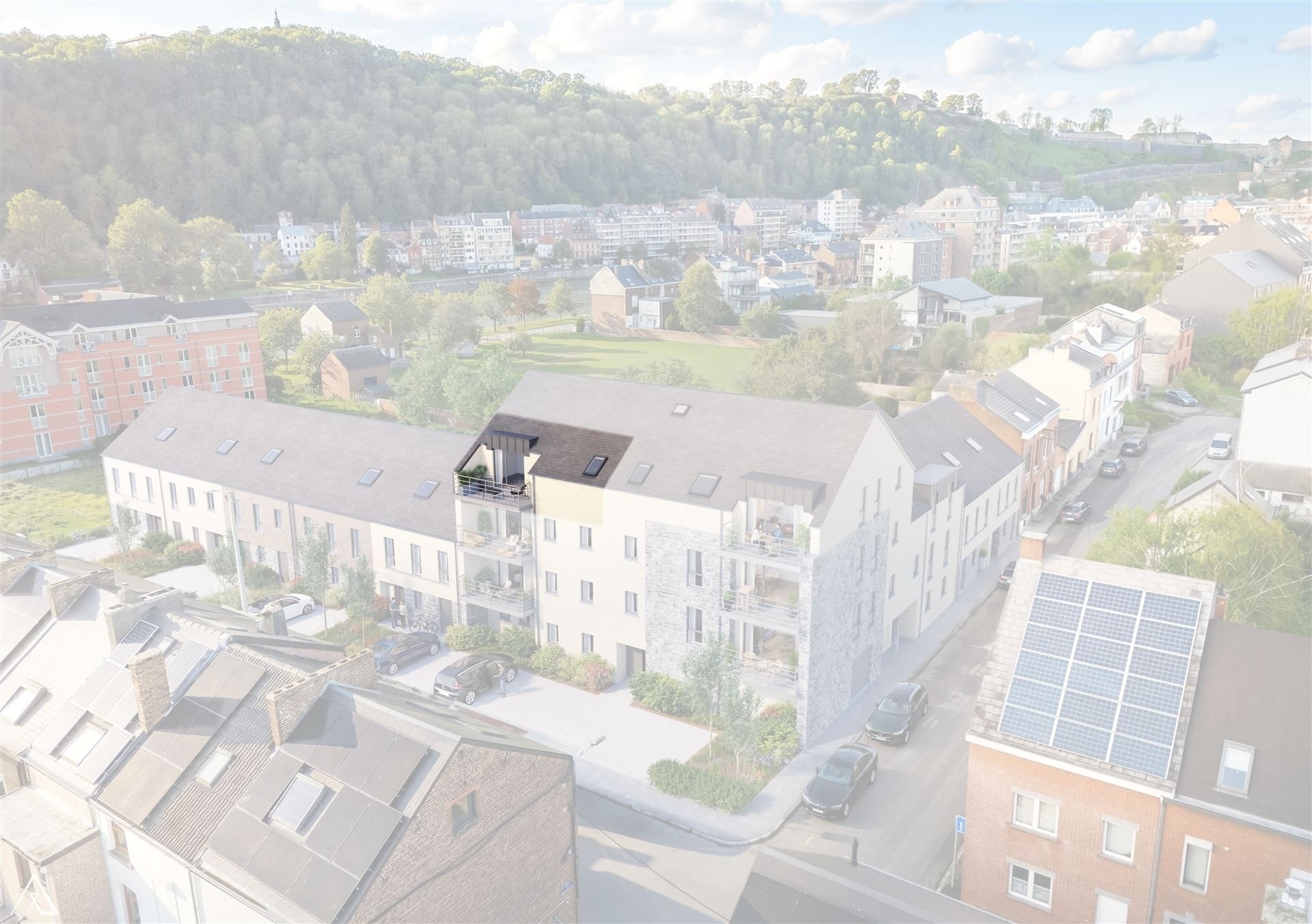 Situation de l’appartement A06 dans l’immeuble A de la Résidence Mosa