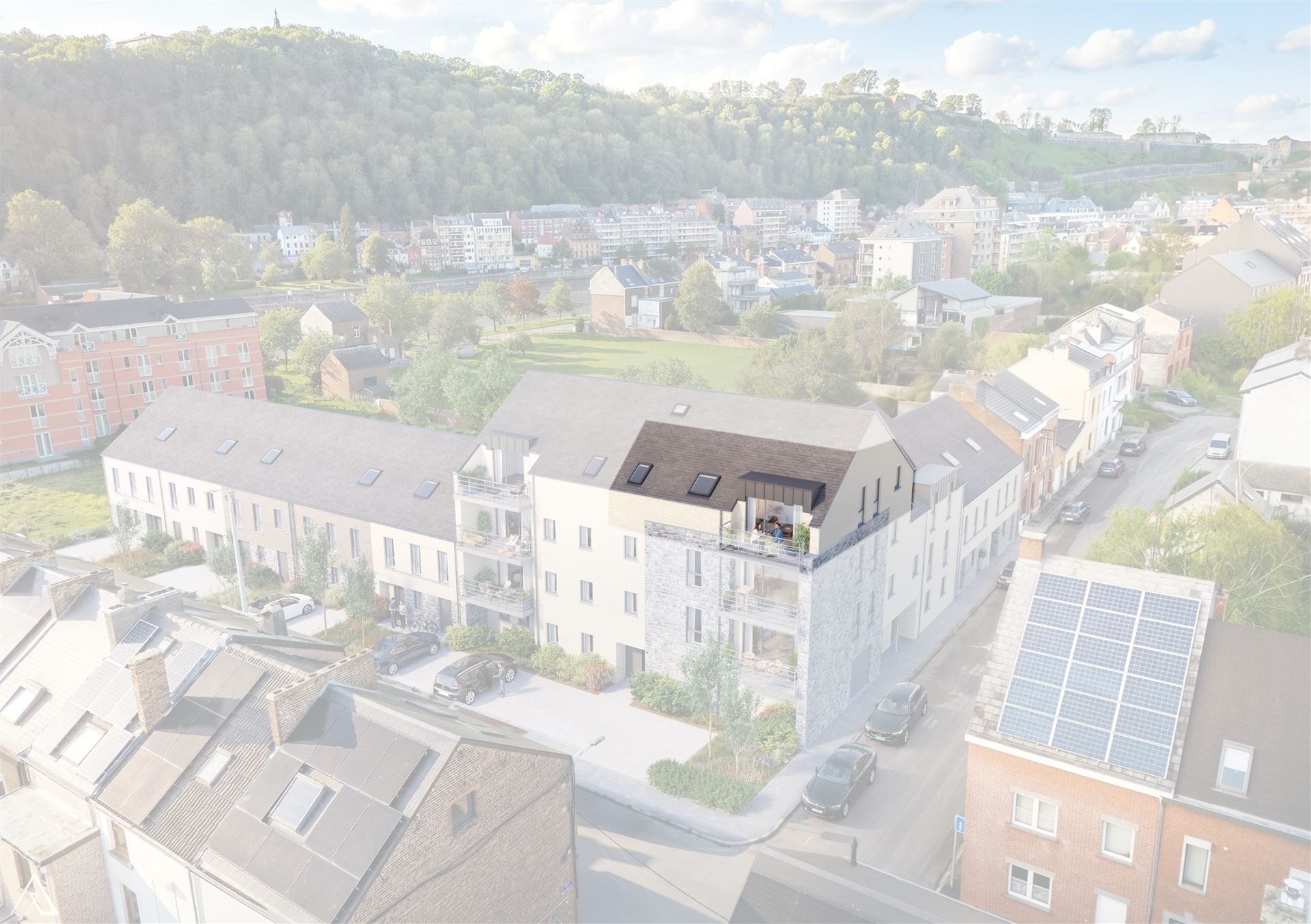 Situation de l’appartement A07 dans l’immeuble A de la Résidence Mosa