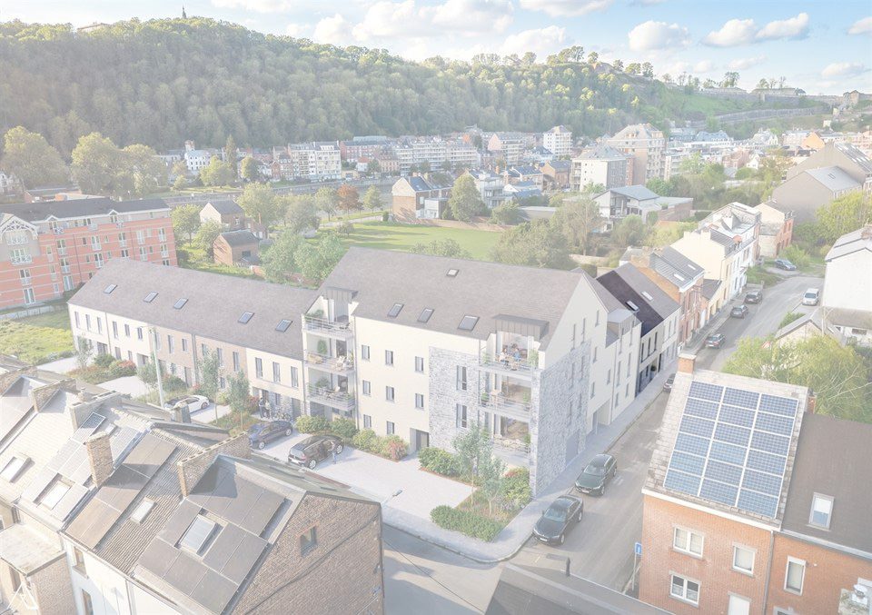 Situation de la maison B8 dans la Résidence Mosa (vue aérienne)