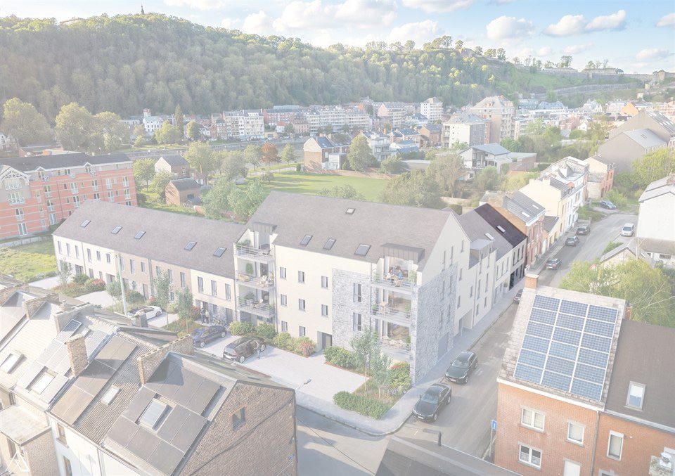 Situation de la maison B9 dans la Résidence Mosa (vue aérienne)